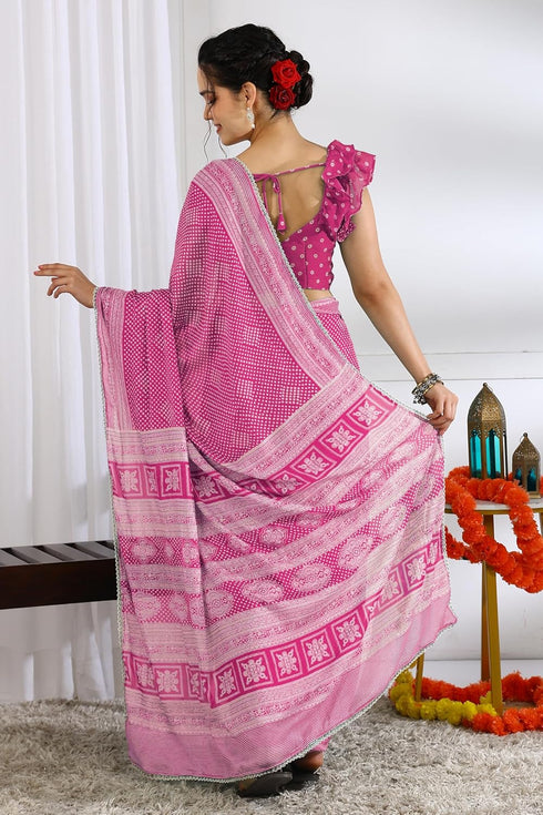 Vasthrlay Fashion Chiffon Paisley Printed Ethnic Wear