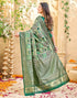 Vasthrlay Womens Weaving Unstitched Light Green Saree