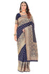 Vasthrlay Banarasi Navy Ethnic Wear