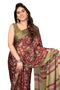 Vasthrlay Fashion Chiffon Printed Navy Ethnic Wear