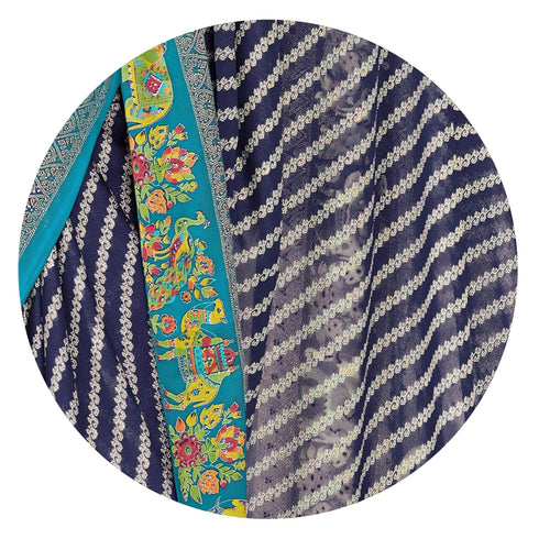 Vasthrlay Fashion Chiffon Printed Lightweight Ethnic Wear