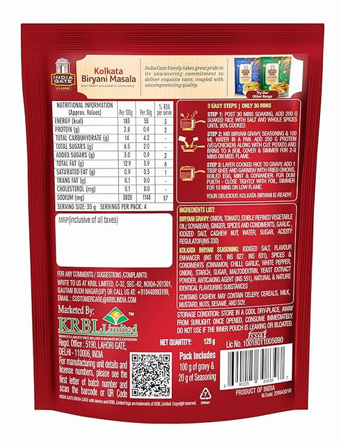 India Gate Kolkata Classic Biryani Masala