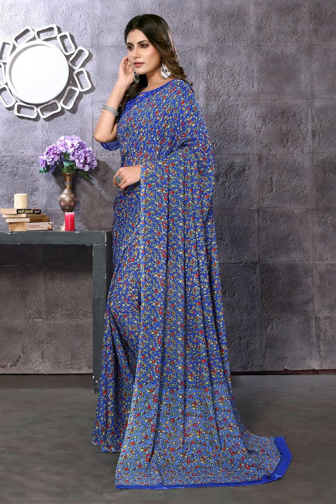 Vasthrlay Trendy Georgette Material Ethnic Wear