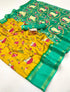 Vasthrlay Silk Saree Kalamkari