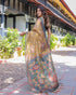 Vasthrlay Handloom Cotton Turquoise Saree
