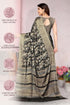 Vasthrlay Fashion Chiffon Printed Navy Ethnic Wear