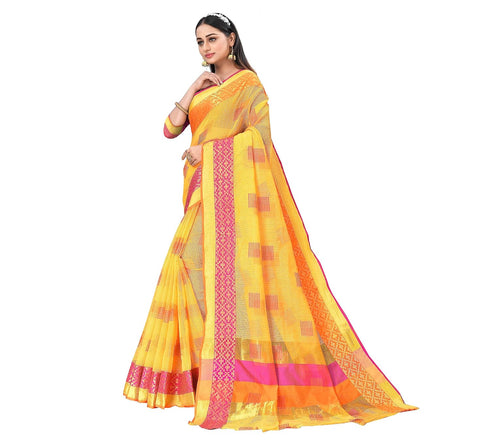 VasthrlayEmbroidered Cotton Unstitched Ethnic Wear