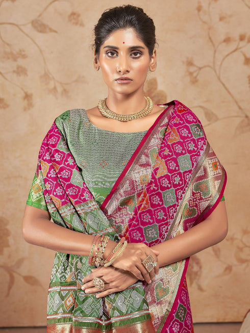 Vasthrlay Patola Wedding Saree