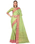 Vasthrlay Banarasi Green Ethnic Wear