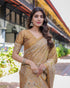 Vasthrlay Handloom Cotton Tassels Saree