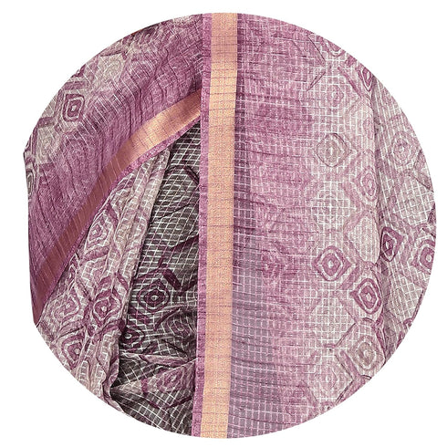 Vasthrlay Fashion Polyester Geometric Dusty Ethnic Wear