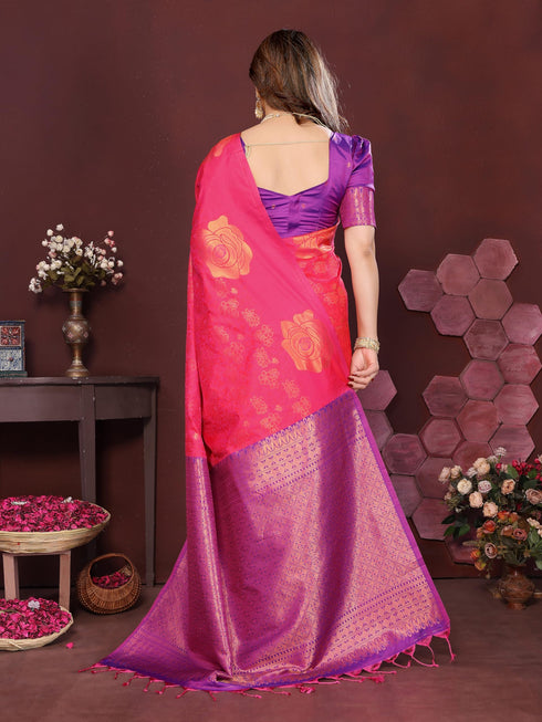 Vasthrlay Kanchipuram Saree Soft Silk Seagreen