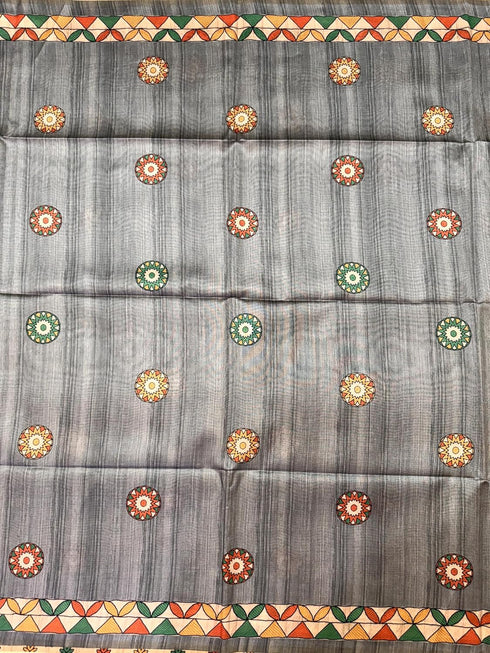 Vasthrlay Kalamkari Beautiful Darkgrey