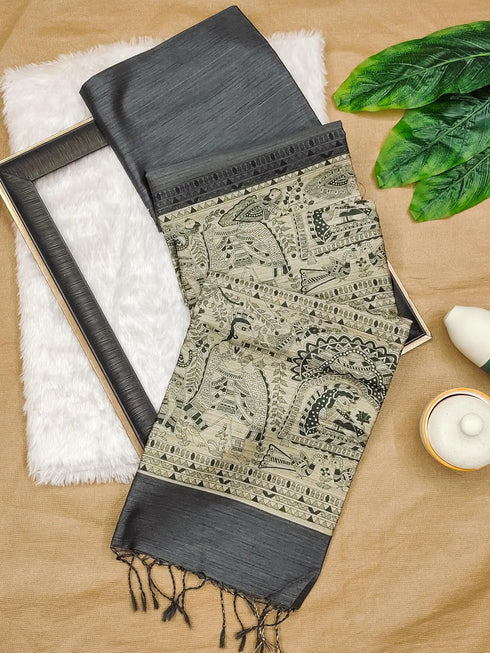 Vasthrlay Tussar Saree Bordar