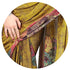 Vasthrlay Fashion Chiffon Dusty Turquoise Ethnic Wear