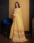 Vasthrlay Women's Cotton Unstitched Blouse Saree