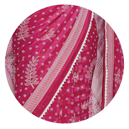 Vasthrlay Fashion Georgette Geometric Printed Ethnic Wear