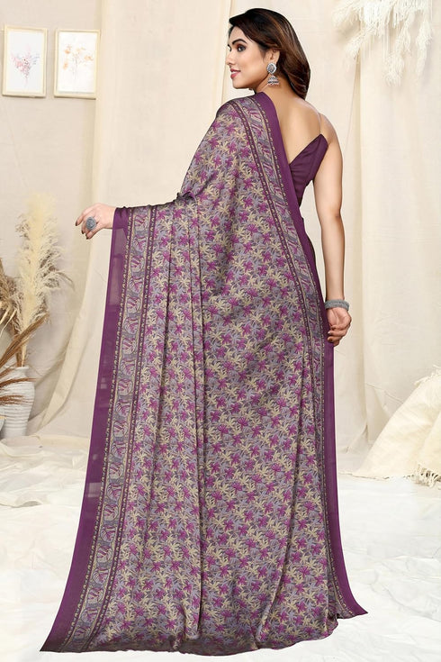 Vasthrlay Fashion Chiffon Printed Ethnic Wear