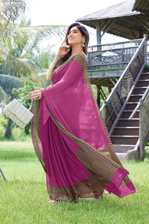 Vasthrlay Fashion Chiffon Printed Ethnic Wear