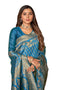 Vasthrlay Banarasi Wine Ethnic Wear