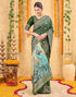 Vasthrlay Womens Weaving Unstitched Cream Saree