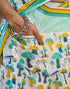 Vasthrlay Womens Printed White And Multi Saree With Unstitched Blouse Piece