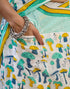 Vasthrlay Womens Printed Unstitched White Saree