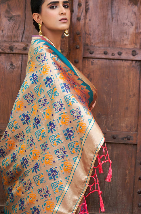 Vasthrlay Cotton Unstitched Saree