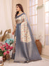 Vasthrlay Kanjivaram Unstitched Saree