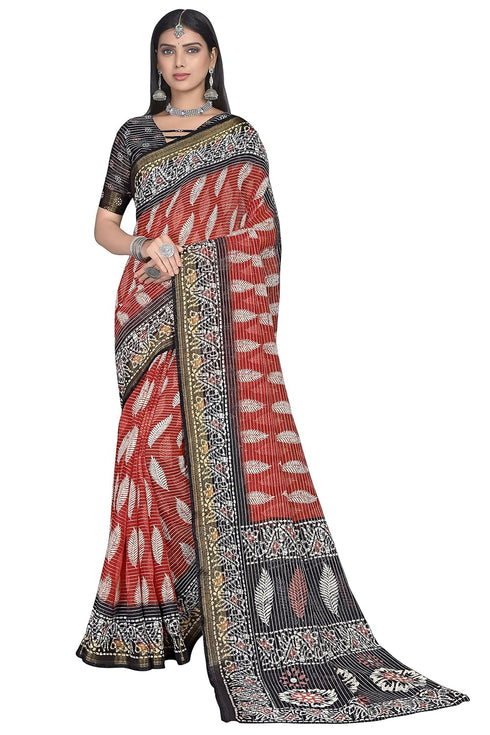 Vasthrlay Blouse Red Ethnic Wear