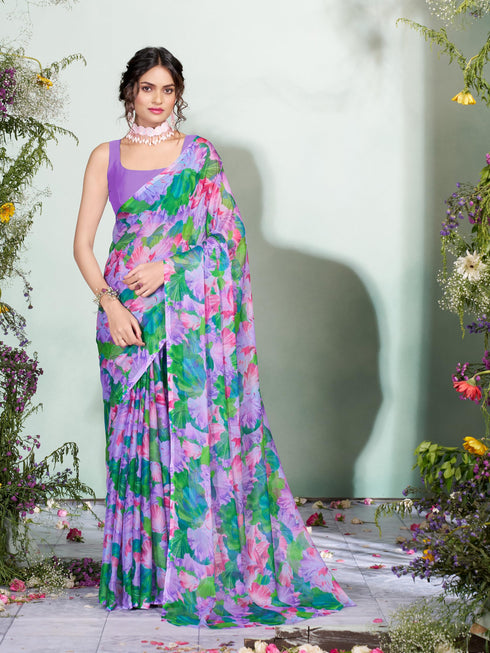 Vasthrlay Chiffon Saree