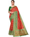 Vasthrlay Banarasi Pistagreen Ethnic Wear