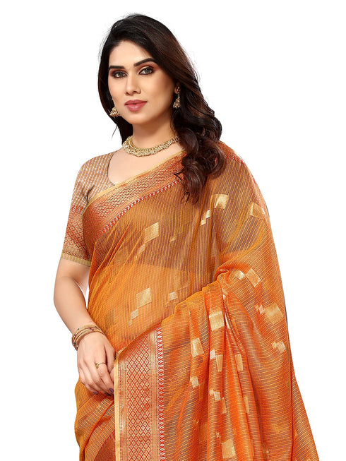 Vasthrlay Jacquard Unstitched Saree