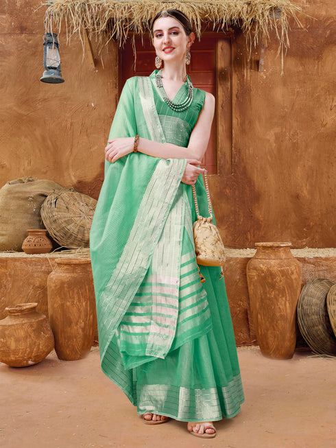 Vasthrlay Green Saree