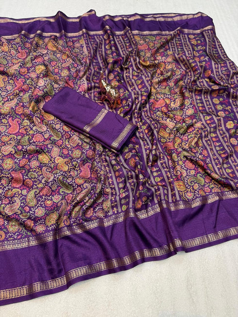 Vasthrlay Tussar Saree Floral