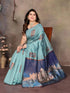 VasthrlayKanjivaram Banarasi Unstitched Mustard Free Ethnic Wear