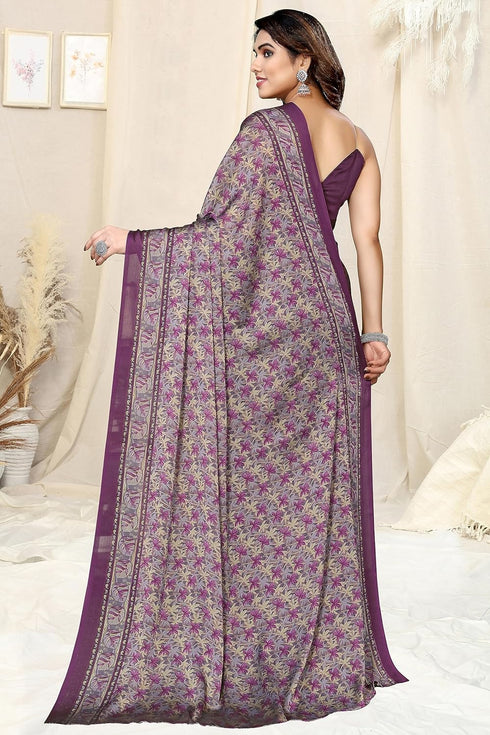 Vasthrlay Fashion Chiffon Printed Ethnic Wear