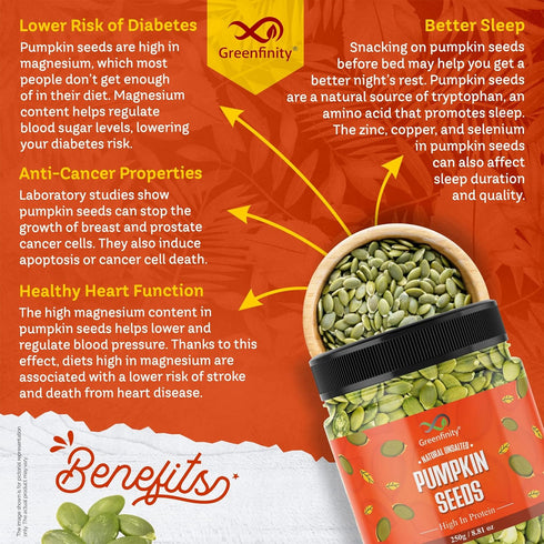 GreenFinity Premium Raw Pumpkin Seeds (Pepita)