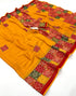 Vasthrlay Bandhani Georgette Kalamkari