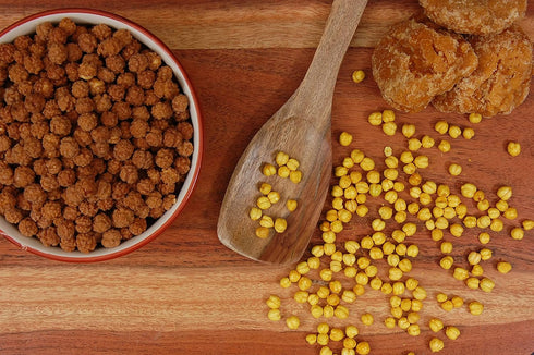 NatureVit Gud Chana Snacks Natural Jaggery Coated Roasted Chickpeas