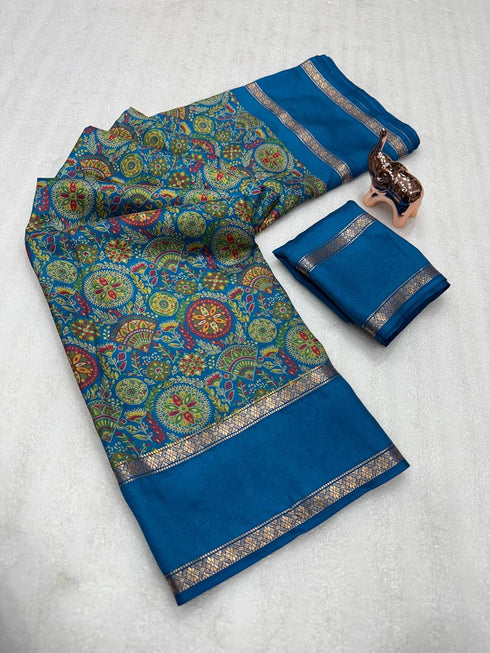 Vasthrlay Tussar Silk Saree