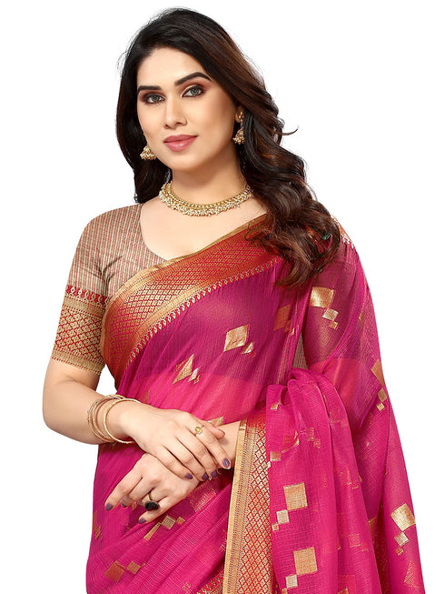 Vasthrlay Jacquard Unstitched Saree