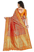 Vasthrlay Banarasi Gs Bandhani Red Ethnic Wear