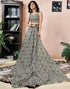 Vasthrlay Chanderi Printed Unstitched Off White Saree