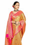 Vsathrlay Gold Kanjivaram Banarasi Festival Ethnic Wear