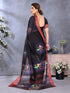 VasthrlayChanderi Brush Unstitched Black Free Ethnic Wear