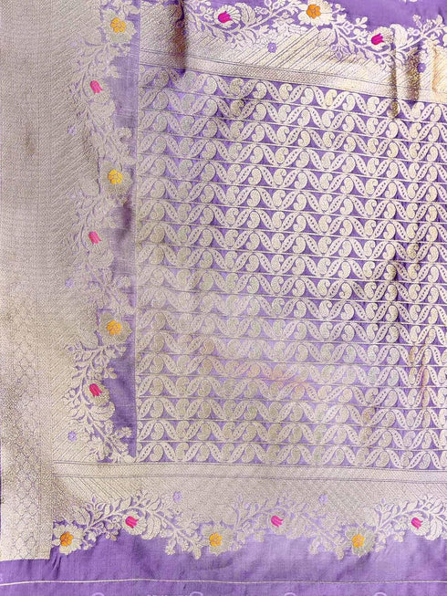 Vasthrlay Banarasi Weaving Peach Saree