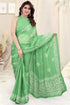 Vasthrlay Fashion Chiffon Printed Parrot Ethnic Wear