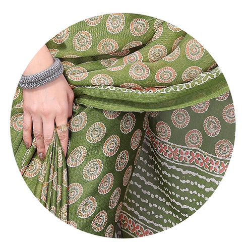 Vasthrlay Fashion Chiffon Printed Ethnic Wear