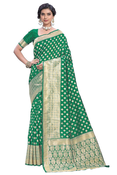 Vasthrlay Banarasi Rama Ethnic Wear